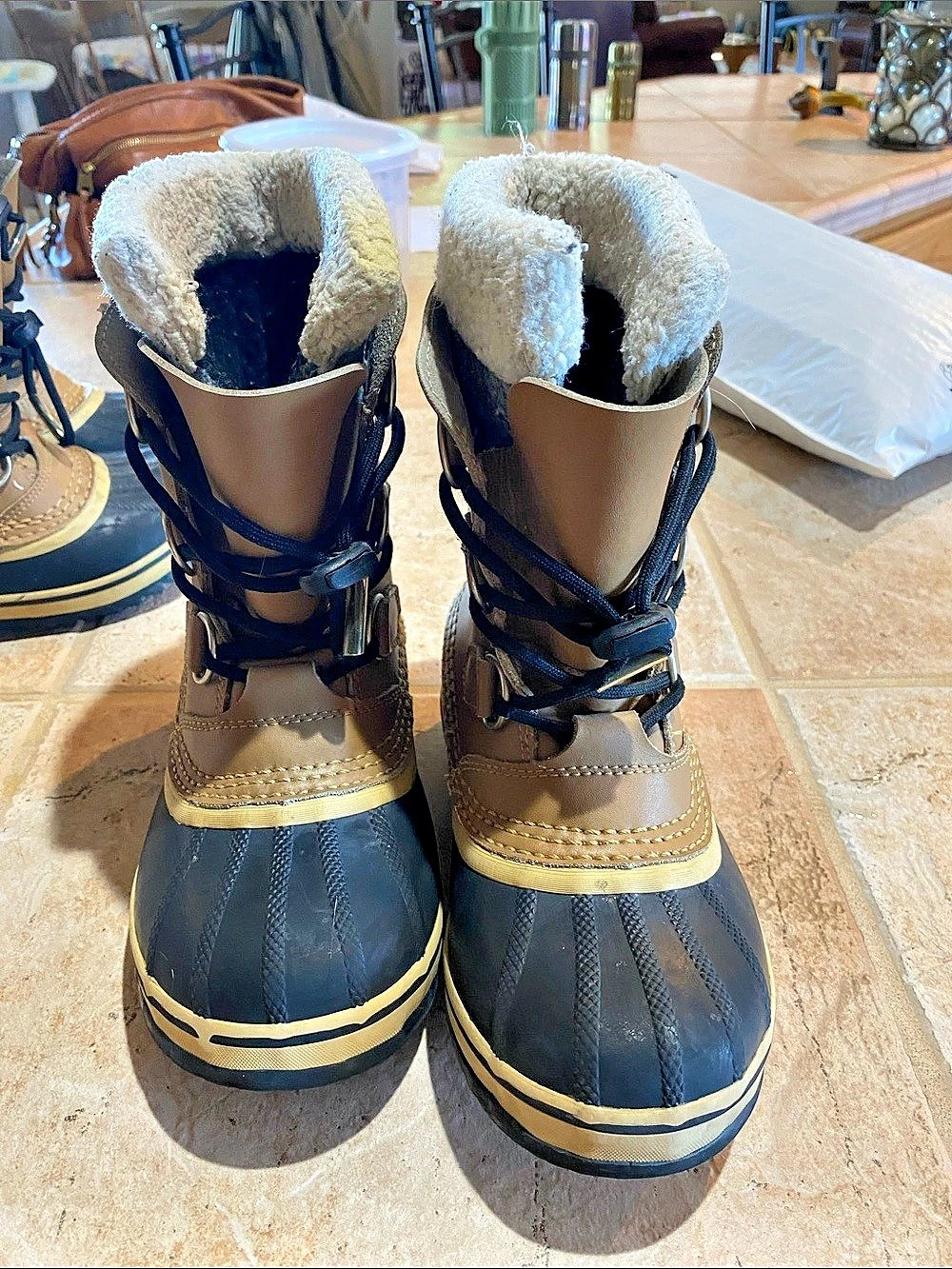 Sorel Joan of Arctic Waterproof Snow Boots Brown & Black